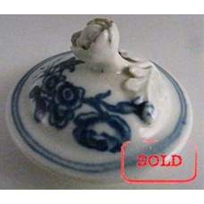 SOLD A Very Small First Period Worcester Saucer, Decorated with the 'Fence Pattern', c 1780 SOLD 